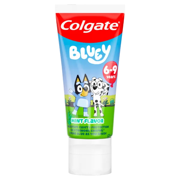 Colgate Kids Bluey menta ízű gyermek fogkrém 6-9 éves gyermekeknek 50 ml termékhez kapcsolódó kép