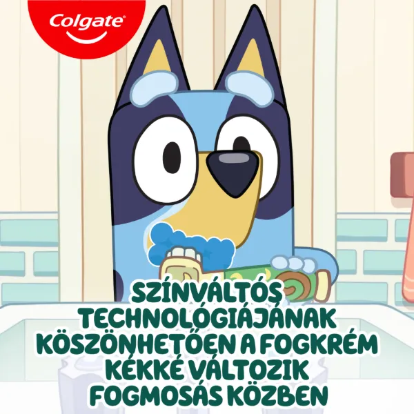Colgate Kids Bluey menta ízű gyermek fogkrém 6-9 éves gyermekeknek 50 ml termékhez kapcsolódó kép