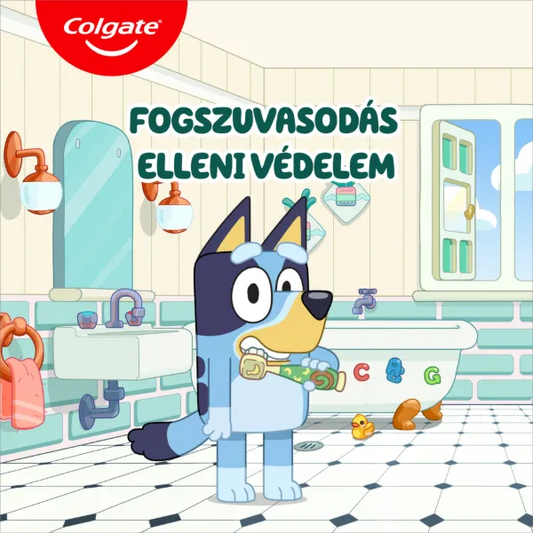 Colgate Kids Bluey menta ízű gyermek fogkrém 6-9 éves gyermekeknek 50 ml termékhez kapcsolódó kép