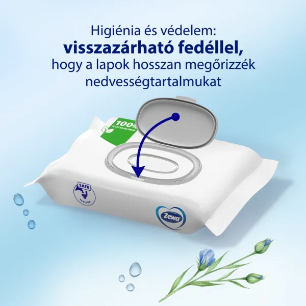 Zewa Sensitive Big Pack nedves toalettpapír 80 db termékhez kapcsolódó kép