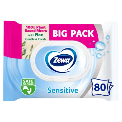 Zewa Sensitive Big Pack nedves toalettpapír 80 db termékhez kapcsolódó kép