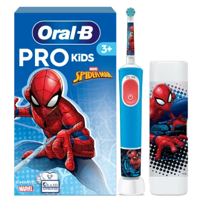 Oral-B Pro Kids Pókember Elektromos Fogkefe Braun Tervezéssel termékhez kapcsolódó kép
