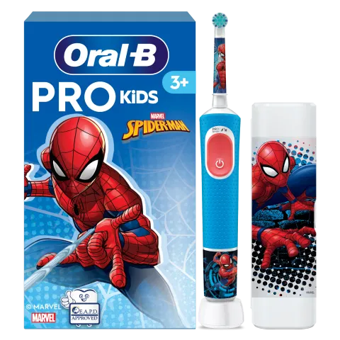 Oral-B Pro Kids Pókember Elektromos Fogkefe Braun Tervezéssel termékhez kapcsolódó kép