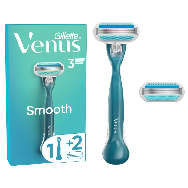 Gillette Venus Smooth Női Borotva, 2 Borotvabetétekkel termékhez kapcsolódó kép
