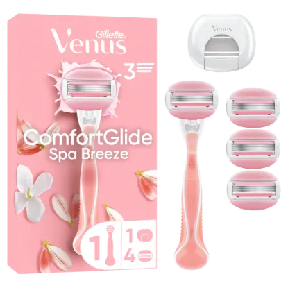 Gillette Venus ComfortGlide Női Borotva Spa Breeze, 4 Borotvabetét termékhez kapcsolódó kép