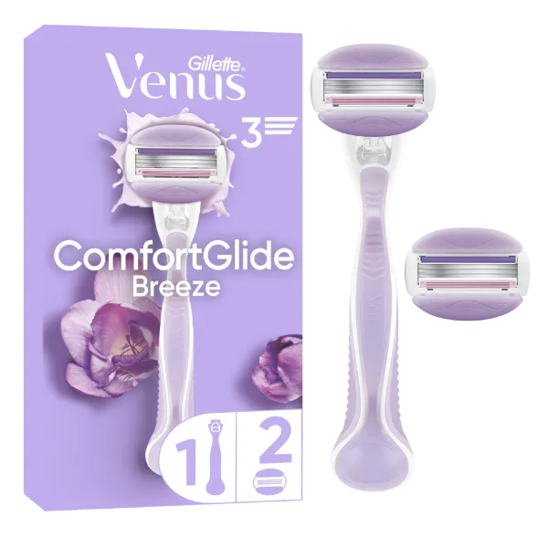 Gillette Venus ComfortGlide Női Borotva Breeze, 2 Borotvabetét termékhez kapcsolódó kép