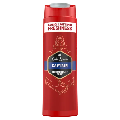 Old Spice Captain Férfi 3 az 1-ben Sampon és Tusfürdő, 400 ml termékhez kapcsolódó kép