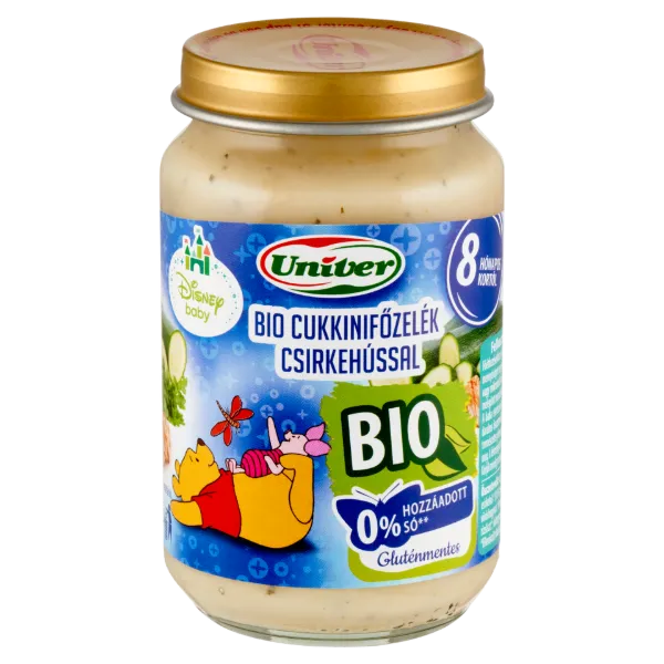 Univer Disney Baby bio cukkinifőzelék csirkehússal bébiétel 8 hónapos kortól 163 g termékhez kapcsolódó kép