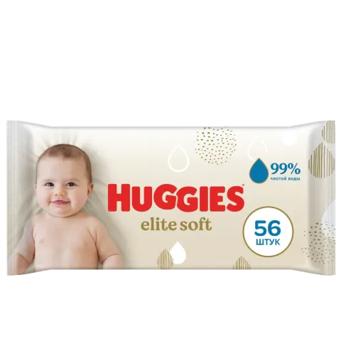 Huggies nedves törlőkendő 56 db Elite Soft termékhez kapcsolódó kép