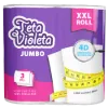 Violeta háztartási papírtörlő JUMBO XXL prémium 3 réteg/2 tekerecs termékhez kapcsolódó kép