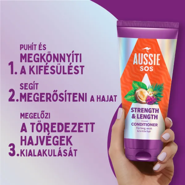 Aussie SOS Strength & Length Balzsam 200ml Hosszú, Gyenge és Törékeny Hajra termékhez kapcsolódó kép