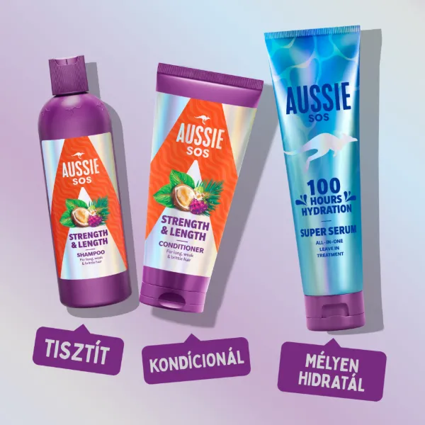 Aussie SOS Strength & Length Balzsam 200ml Hosszú, Gyenge és Törékeny Hajra termékhez kapcsolódó kép