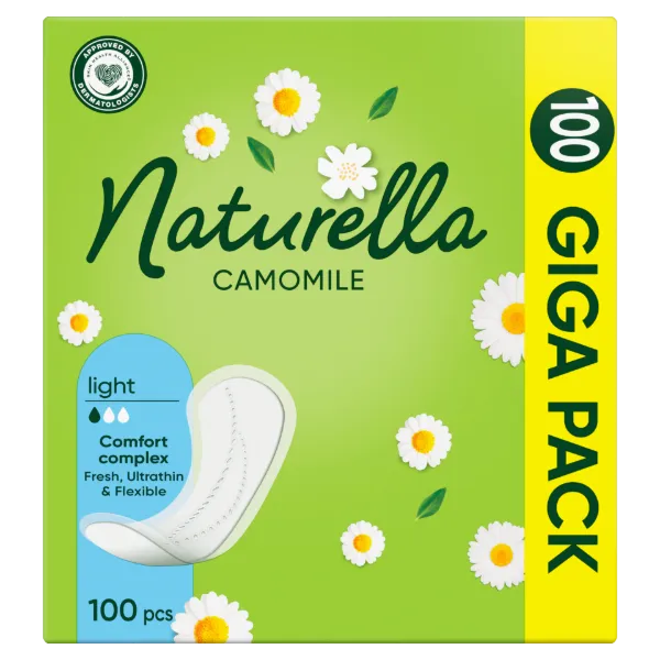 Naturella Light Kamilla Tisztasági Betét 5X100 termékhez kapcsolódó kép