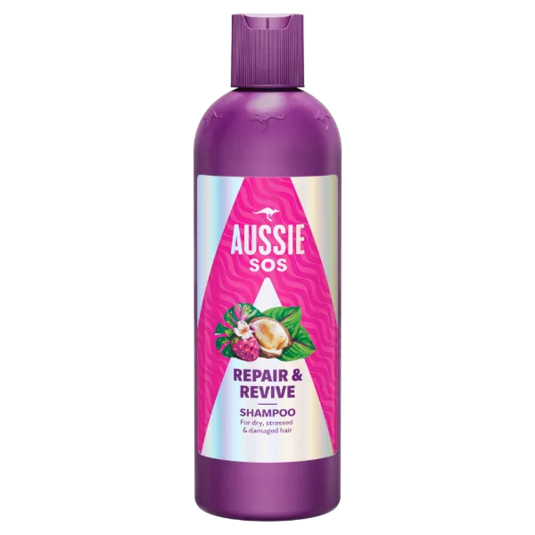 Aussie SOS Repair & Revive Sampon 300ml Száraz, Igénybevett, Károsodott Hajra termékhez kapcsolódó kép