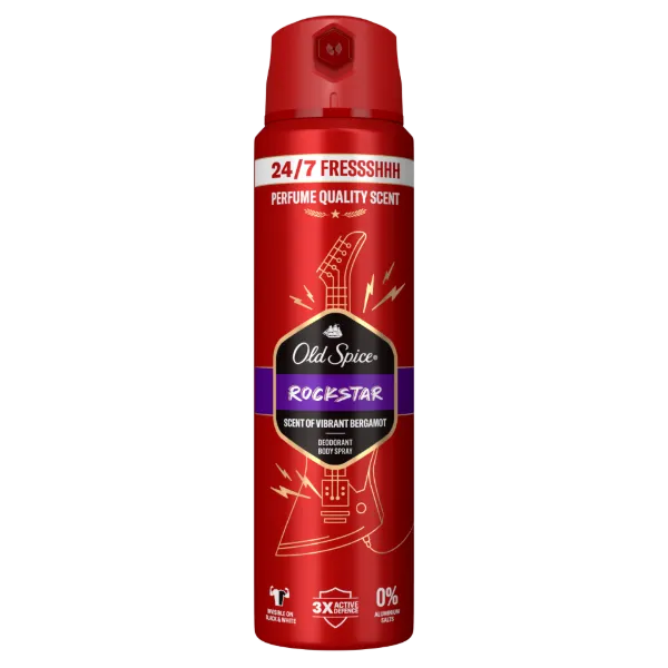 Old Spice Rockstar Deo Spray Férfiaknak, 150 ml termékhez kapcsolódó kép