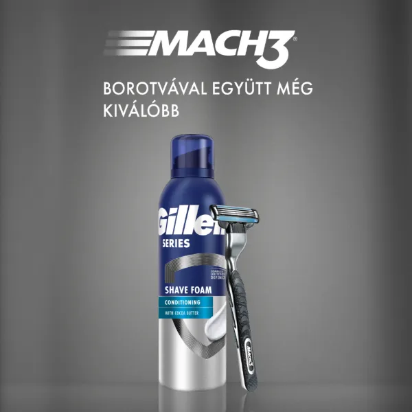 Gillette Series Kondicionáló Borotvahab Kakaóvajjal, 200ml termékhez kapcsolódó kép