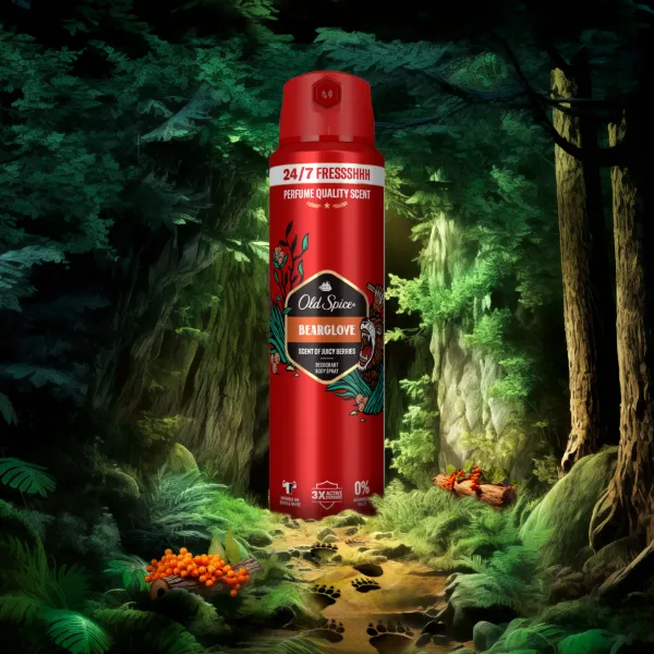 Old Spice Bearglove Deo Spray Férfiaknak, 150 ml termékhez kapcsolódó kép