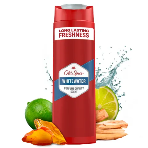 Old Spice Whitewater Férfi 3 az 1-ben Sampon és Tusfürdő, 400 ml termékhez kapcsolódó kép