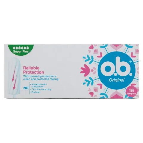 o.b. Original Super Plus tampon 16 db termékhez kapcsolódó kép