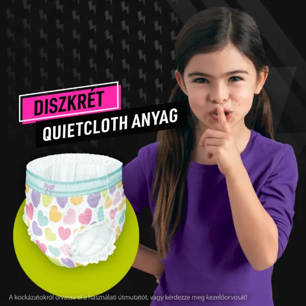 Ninjamas Pyjama Pants Szívecskés, 10 db Pyjama Bugyipelenka, 7 Éves Kor, 17kg-30kg termékhez kapcsolódó kép