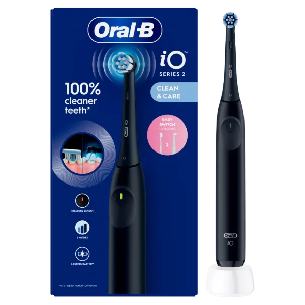 Oral-B iO 2 Elektromos Fogkefe, Éjfekete termékhez kapcsolódó kép