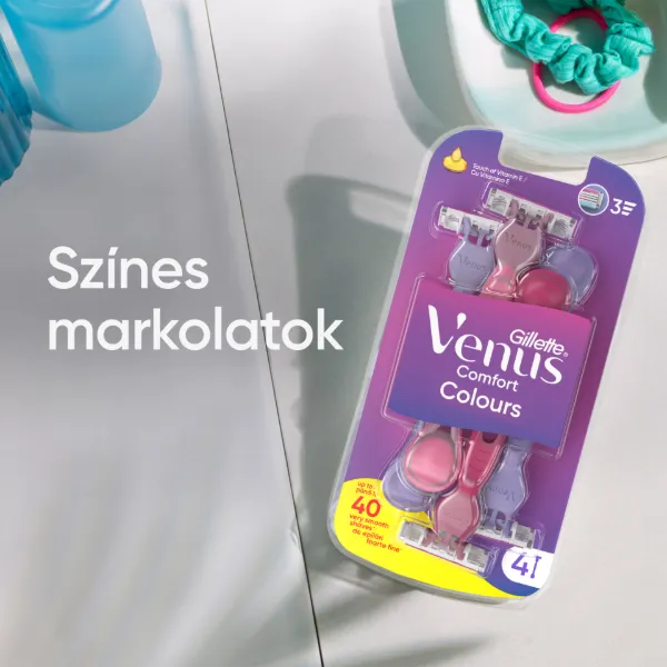 Gillette Venus Comfort Colours Eldobható Borotva, 6 Db/Csomag termékhez kapcsolódó kép
