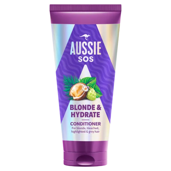 Aussie SOS Blonde & Hydrate Balzsam 200ml Szőkített, Melírozott vagy Ősz Hajra termékhez kapcsolódó kép