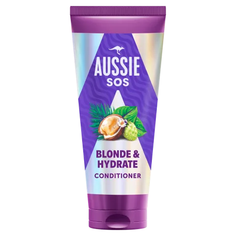 Aussie SOS Blonde & Hydrate Balzsam 200ml Szőkített, Melírozott vagy Ősz Hajra termékhez kapcsolódó kép