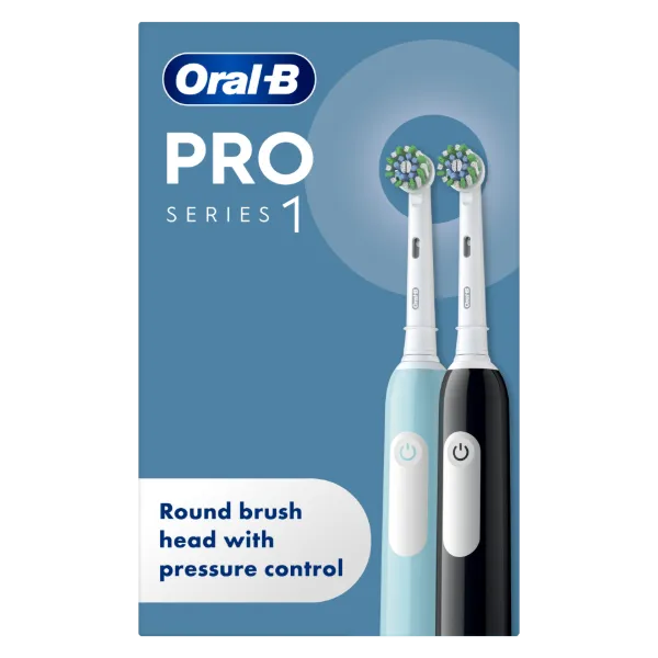 Oral-B Pro Series 1 Kék és Fekete Elektromos Fogkefe, Braun Tervezéssel termékhez kapcsolódó kép