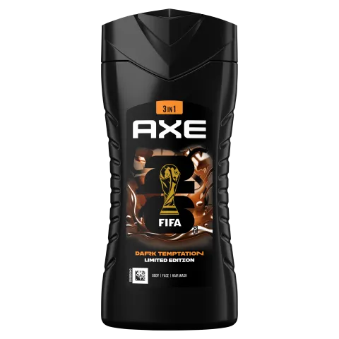 AXE FIFA Dark Temptation 3 in 1 tusfürdő testre, arcra, hajra 250 ml termékhez kapcsolódó kép