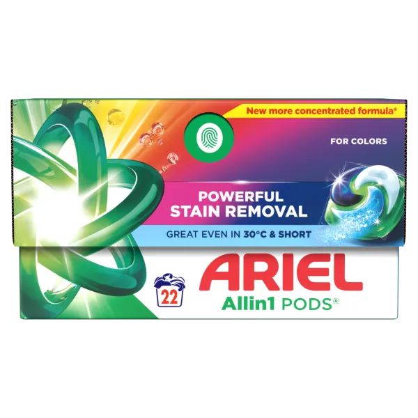 Ariel Allin1 PODS Folyékony Mosókapszula Színes Ruhákhoz, 22 Mosáshoz termékhez kapcsolódó kép