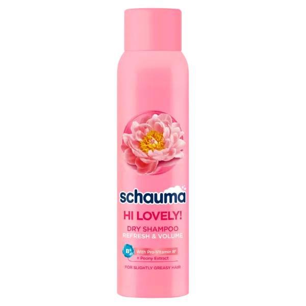 Schauma Hi Lovely! szárazsampon bazsarózsa-kivonattal, enyhén zsíros hajra 150 ml termékhez kapcsolódó kép