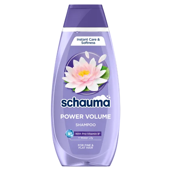 Schauma Power Volume sampon vízililiom-kivonattal, vékonyszálú & lapos hajra 400 ml termékhez kapcsolódó kép