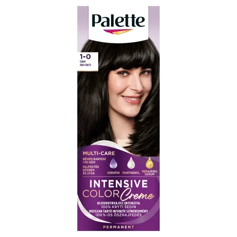 Palette Intensive Color Creme tartós hajfesték 1-0 Ónix fekete termékhez kapcsolódó kép