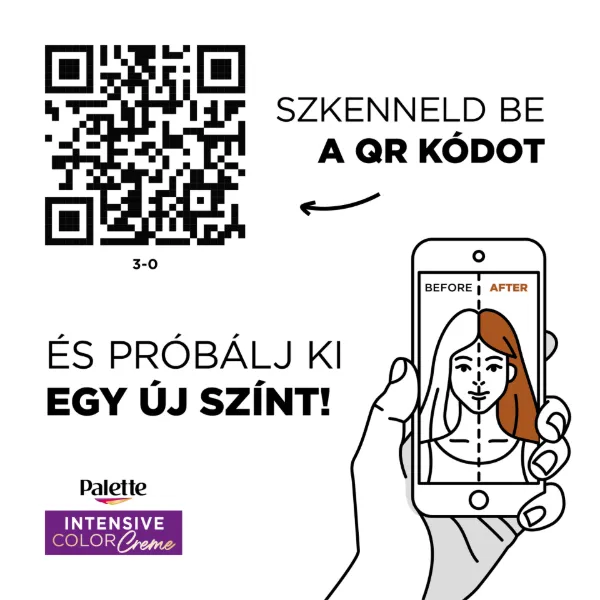 Palette Intensive Color Creme tartós hajfesték 3-0 Sötétbarna termékhez kapcsolódó kép