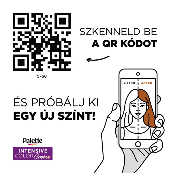 Palette Intensive Color Creme tartós hajfesték 5-68 Gesztenye termékhez kapcsolódó kép