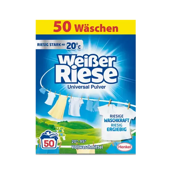 Weisser Riese mosópor dobozos 50 mosás 2,5 kg Universal Pulver termékhez kapcsolódó kép