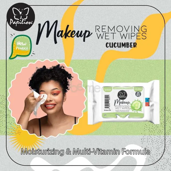 Papilion Sminklemosó nedves törlőkendő 20db-os termékhez kapcsolódó kép