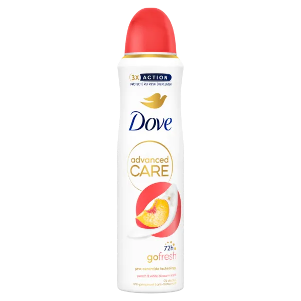 Dove Advanced Care Go Fresh Peach & White Blossom Scent izzadásgátló 150 ml termékhez kapcsolódó kép