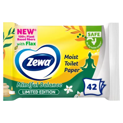Zewa Mindful Balance illatosított nedves toalettpapír 42 db termékhez kapcsolódó kép