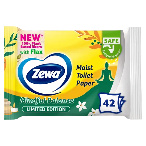 Zewa Mindful Balance illatosított nedves toalettpapír 42 db termékhez kapcsolódó kép