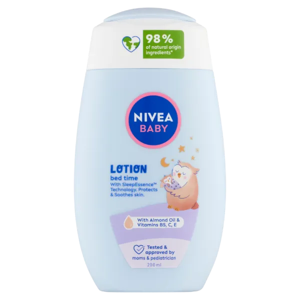 NIVEA Baby Bed Time testápoló 200 ml termékhez kapcsolódó kép