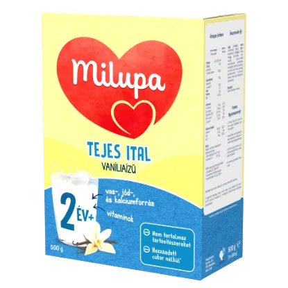 Milupa vaníliaízű tejes ital 2 év+ 500 g termékhez kapcsolódó kép