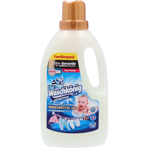Der Waschkönig mosógél 54 mosás 1,625 l Sensitive termékhez kapcsolódó kép