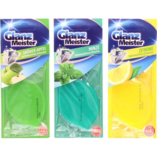 Glanz Meister mosogatógép illatosító 10 g Mint termékhez kapcsolódó kép