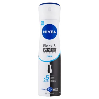 NIVEA Black & White Invisible Pure izzadásgátló 150 ml termékhez kapcsolódó kép