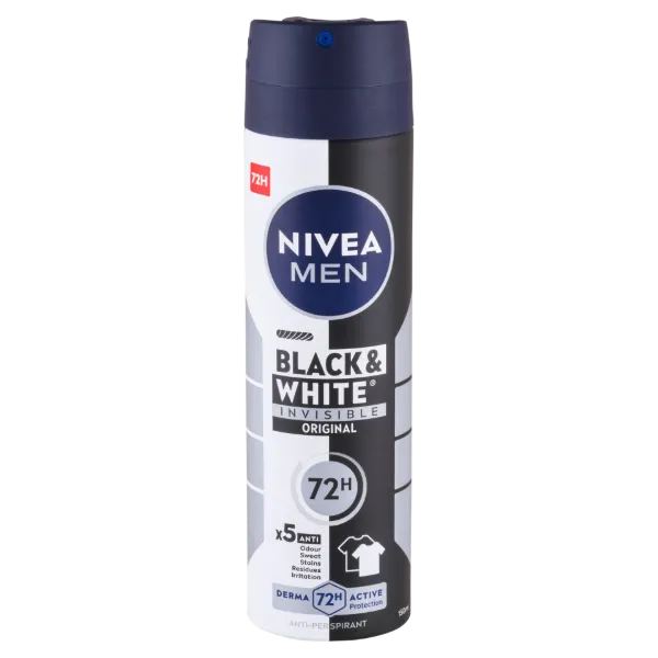 NIVEA MEN Black & White Invisible Original izzadásgátló 150 ml termékhez kapcsolódó kép