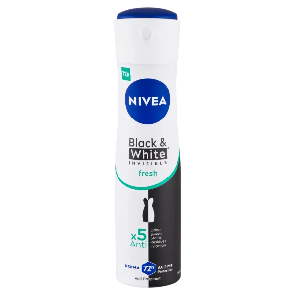 NIVEA Black & White Invisible Fresh izzadásgátló 150 ml termékhez kapcsolódó kép