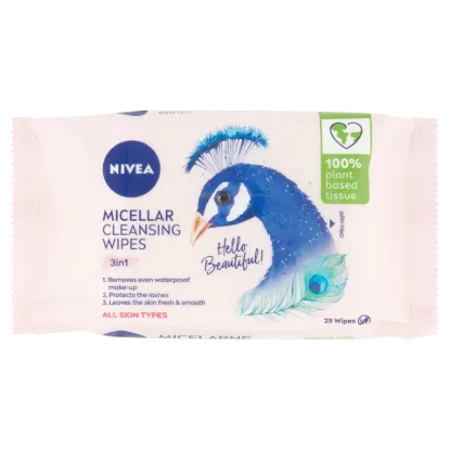 NIVEA 3 az 1-ben micellás arctisztító kendő 25 db termékhez kapcsolódó kép