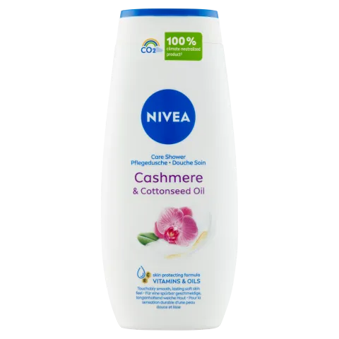 NIVEA Cashmere & Cottonseed Oil ápoló hatású krémtusfürdő 250 ml termékhez kapcsolódó kép